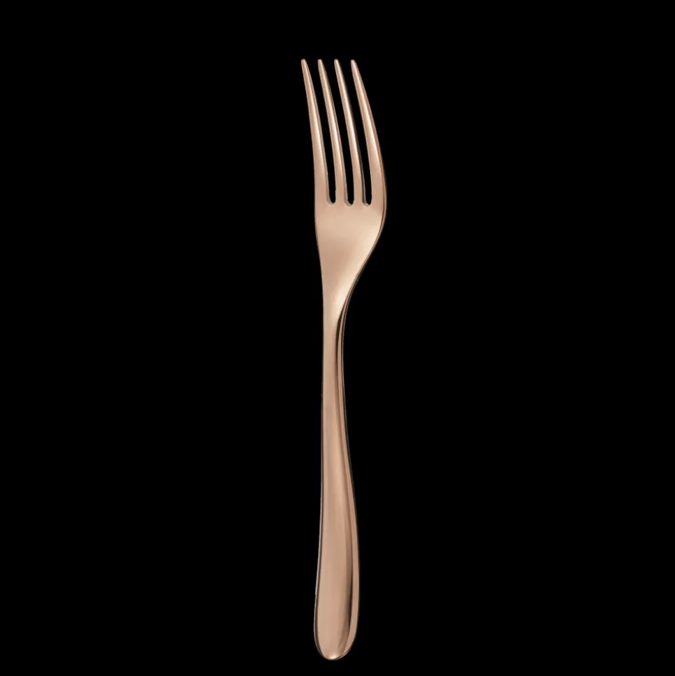 Fourchette de table en acier - coloris cuivre
