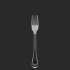 Fourchette de table en métal argenté