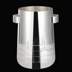 Glacette en métal argenté