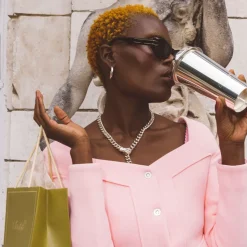 Gobelet en métal argenté