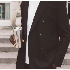 Gobelet en métal argenté