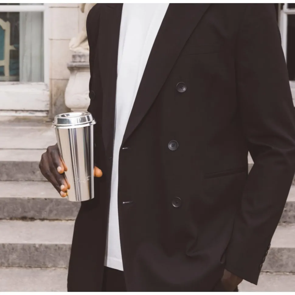 Gobelet en métal argenté