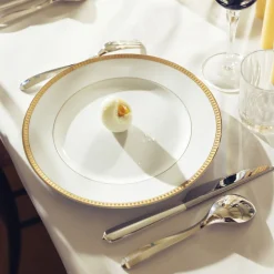 Grande cuillère universelle en métal argenté