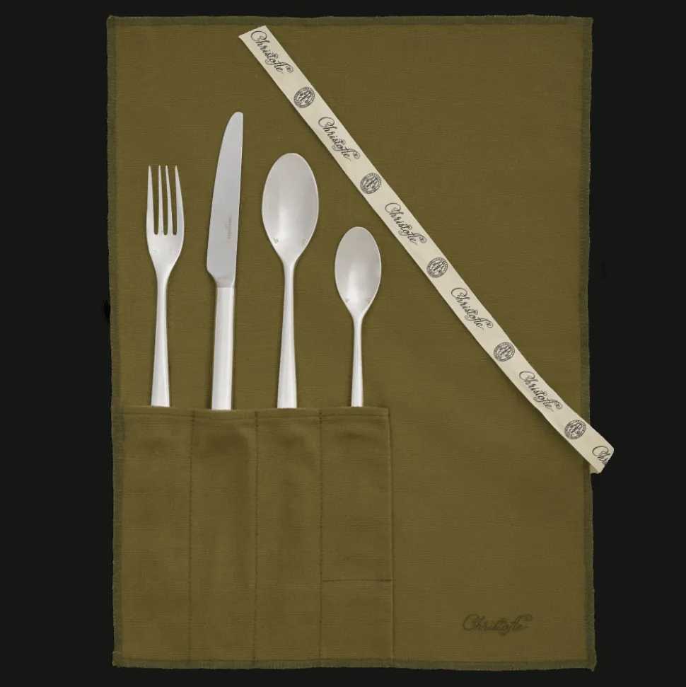 La Trousse - 4 couverts taille intermédiaire en Métal Argenté