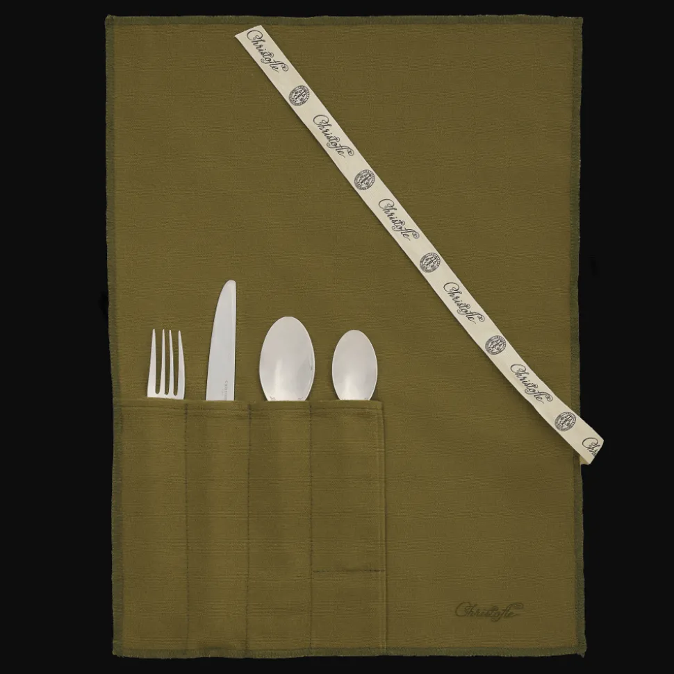 La Trousse - 4 couverts taille intermédiaire en Métal Argenté