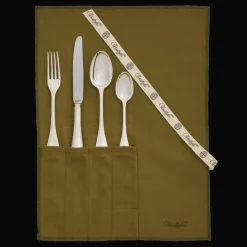 La Trousse - 4 couverts taille intermédiaire en Métal Argenté