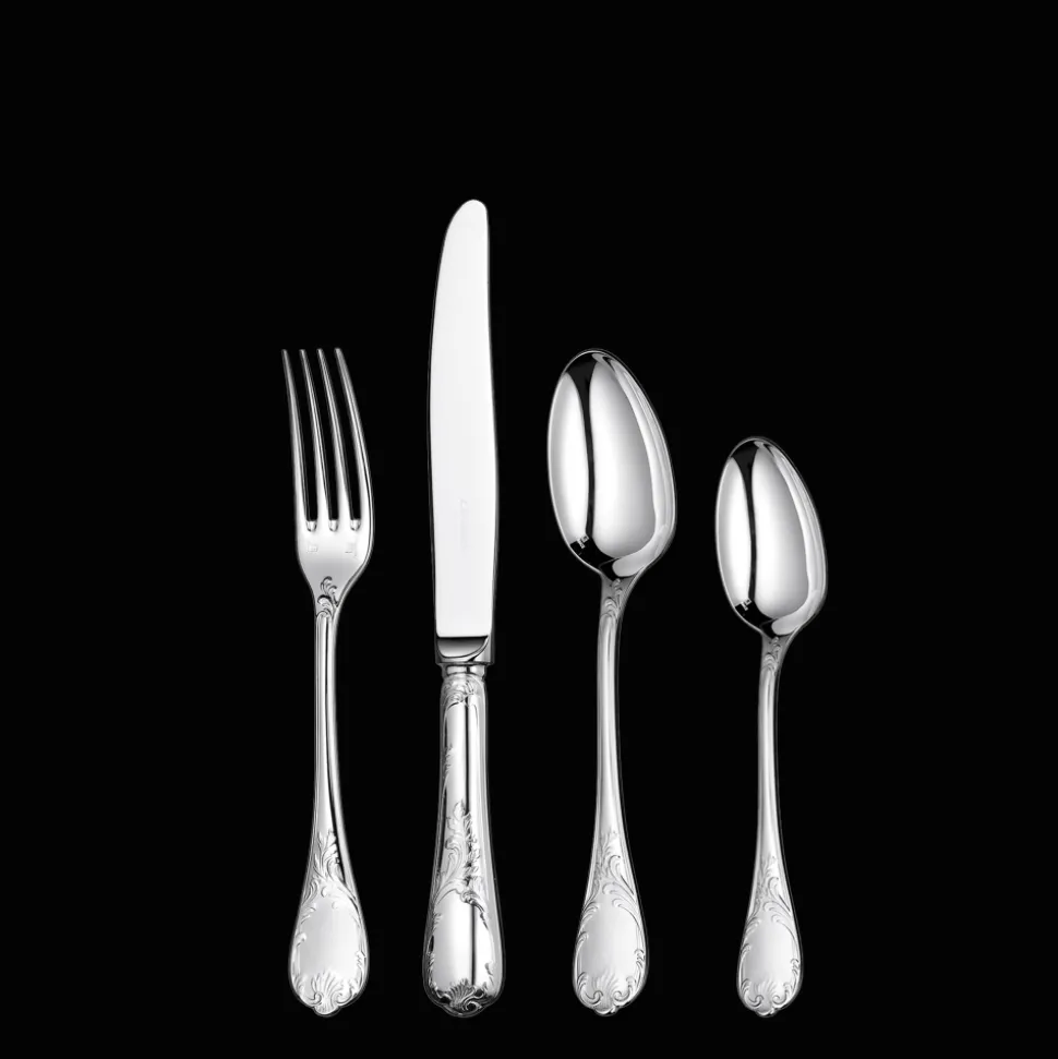 La Trousse - 4 couverts taille intermédiaire en Métal Argenté