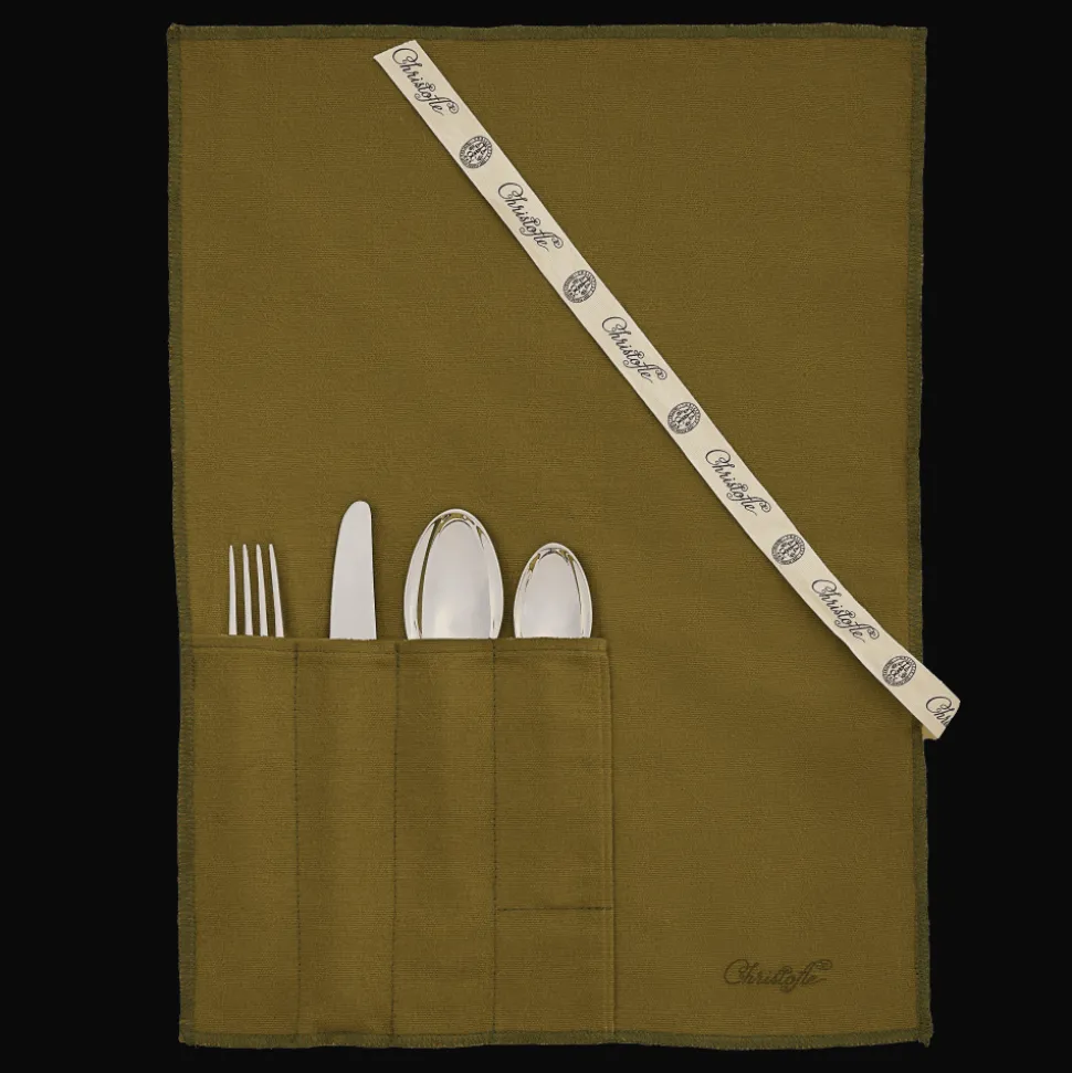 La Trousse - 4 couverts taille intermédiaire en Métal Argenté