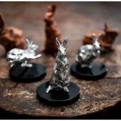 Lapin Debout Argent Massif - Haute Orfèvrerie
