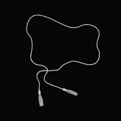 Long Sautoir à Nouer - Ceinture en argent massif