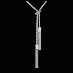 Long Sautoir à Nouer - Ceinture en argent massif