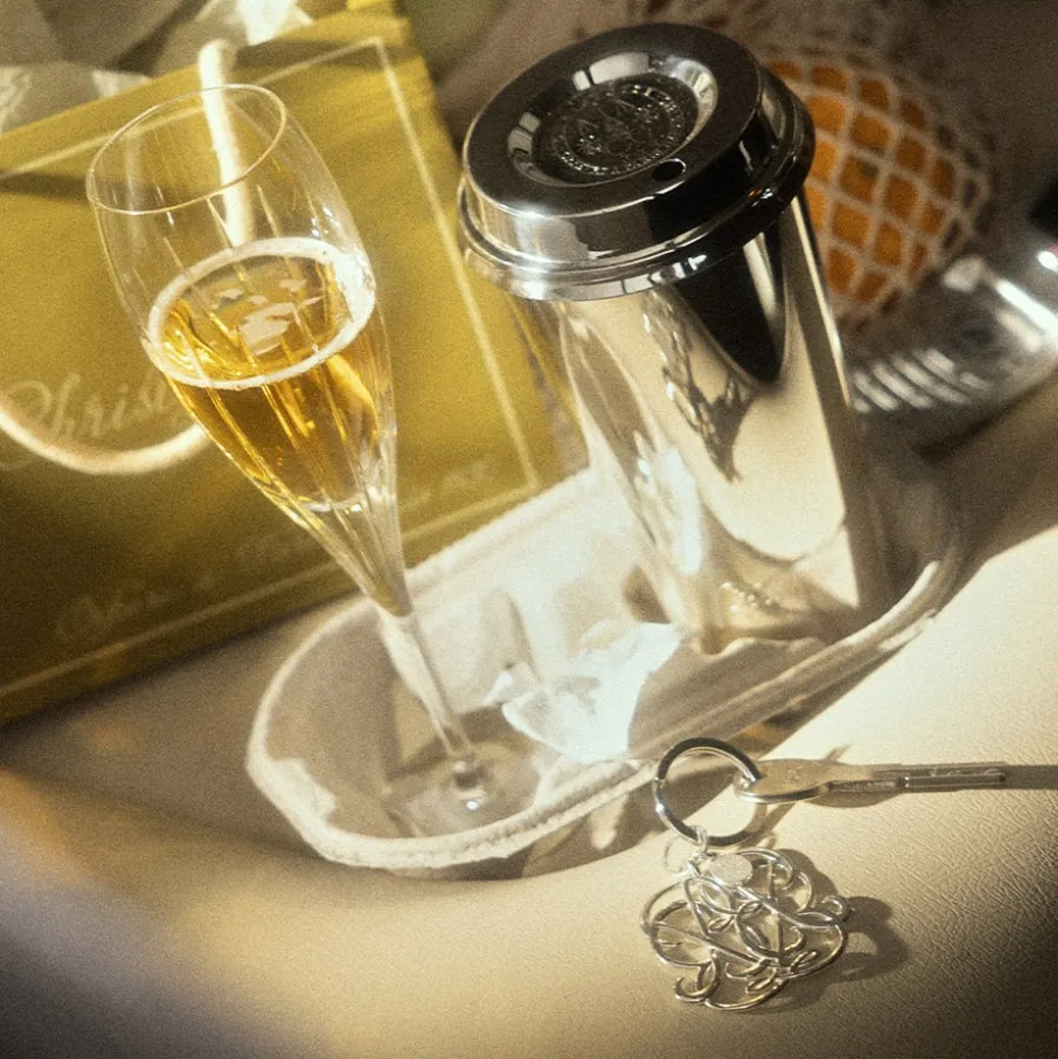 Lot de 2 flutes à champagne en cristal