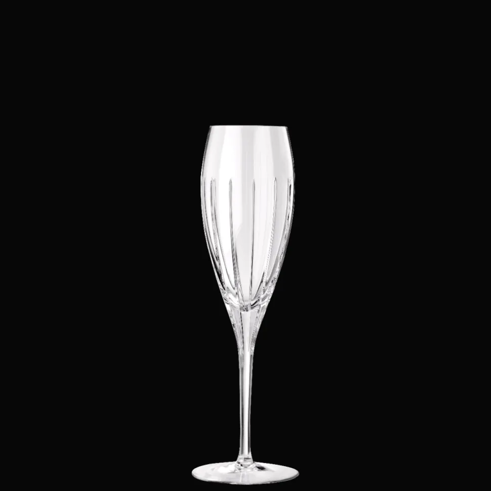 Lot de 2 flutes à champagne en cristal