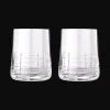 Lot de 2 gobelets à eau en cristal