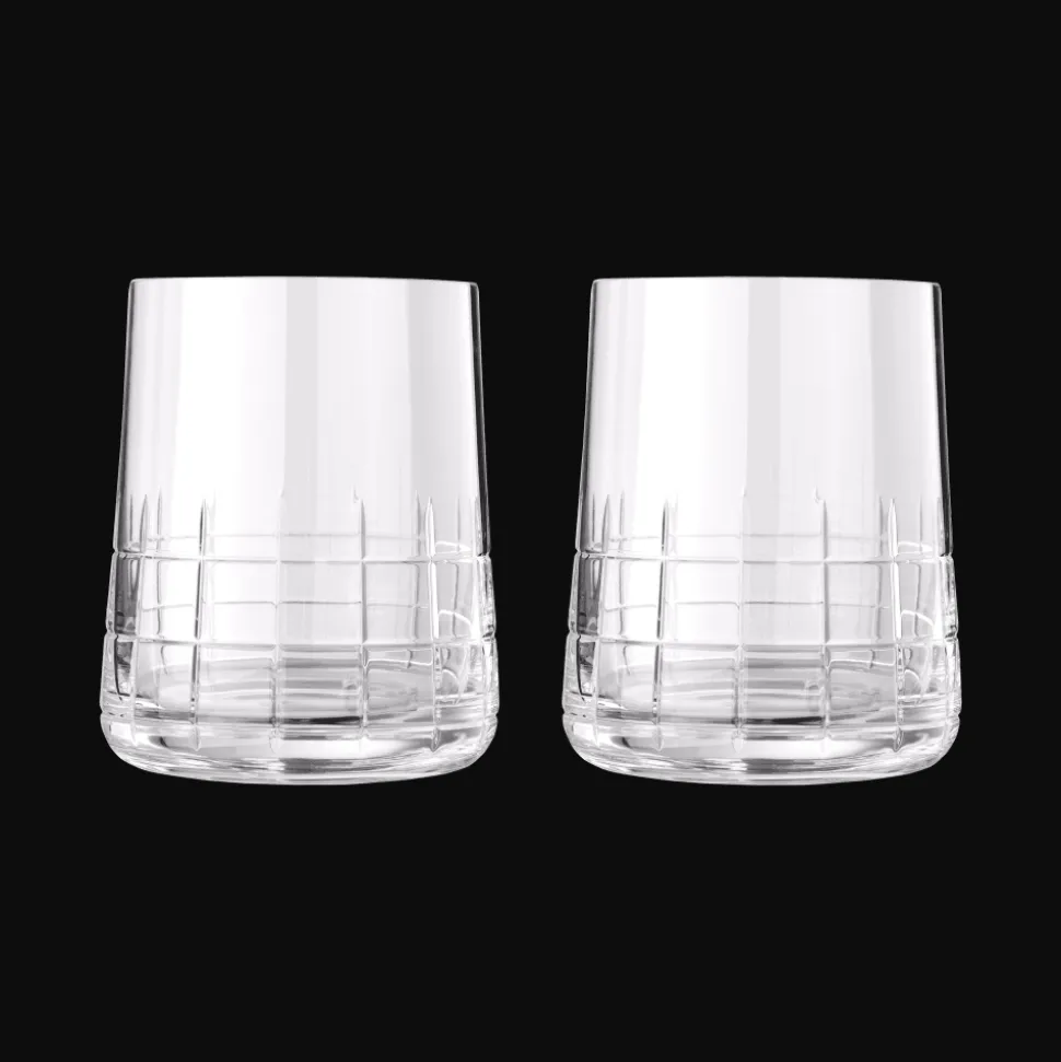 Lot de 2 gobelets à eau en cristal