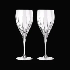 Lot de 2 verres à eau en cristal