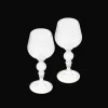 Lot de 2 verres à vin blanc
