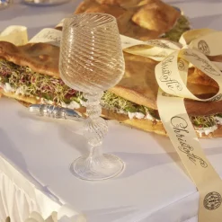 Lot de 2 verres à vin blanc