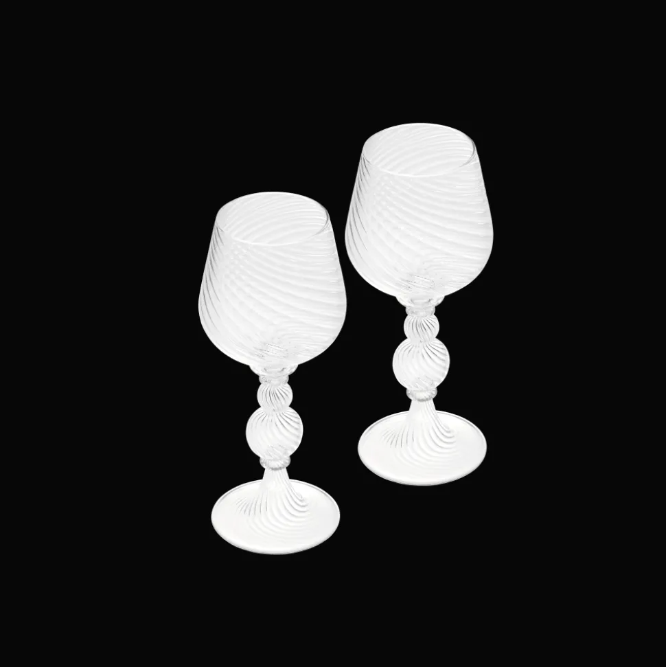 Lot de 2 verres à vin rouge