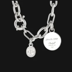 Médaille en Argent Massif - Ondulations