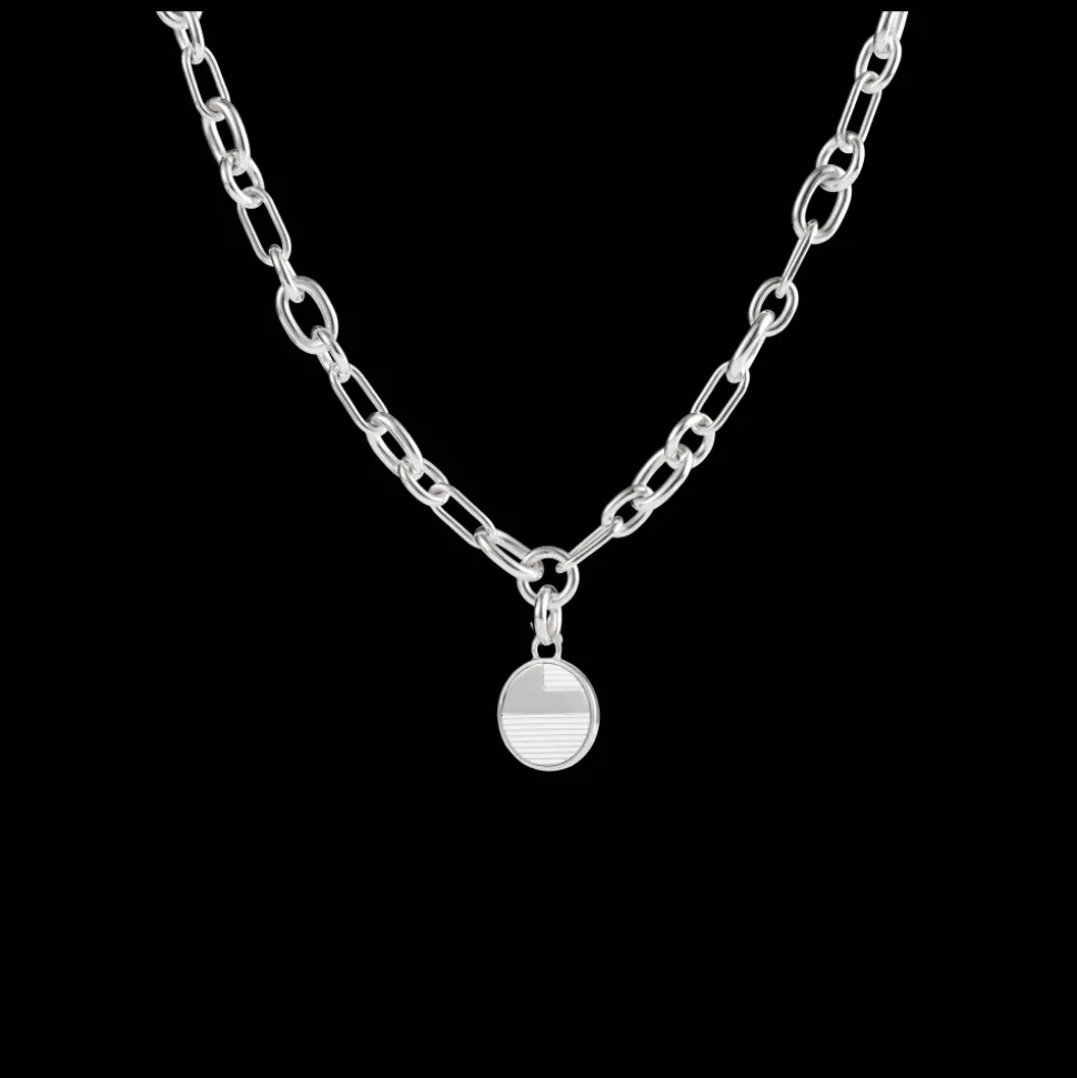 Médaille en Argent Massif - Ondulations