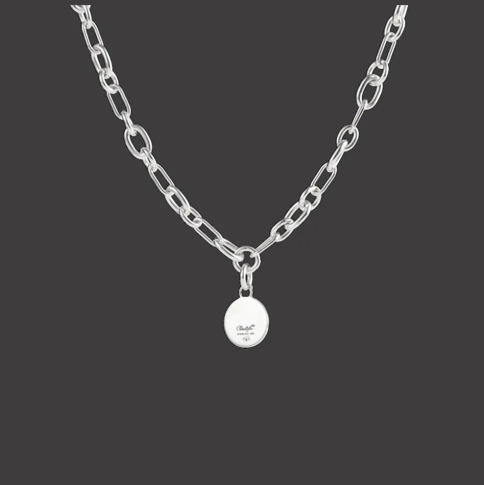 Médaille en Argent Massif - Ondulations