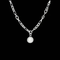 Médaille en Argent Massif - Perles