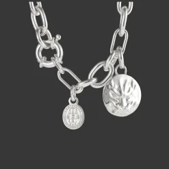 Médaille en Argent Massif - Peau de Lion