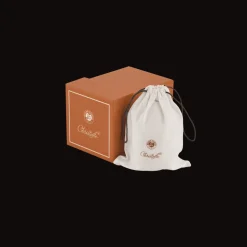 MOOD Coffee - Ensemble 6 cuillères à espresso en métal argenté avec écrin