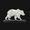 Ours petit modèle en Argent massif - Haute Orfèvrerie