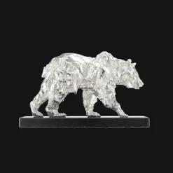 Ours petit modèle en Argent massif - Haute Orfèvrerie