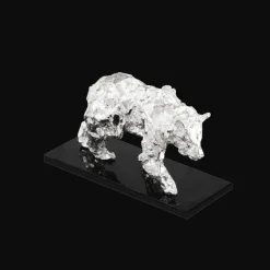 Ours petit modèle en Argent massif - Haute Orfèvrerie