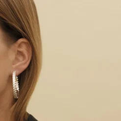 Paire de Créoles en Argent Massif