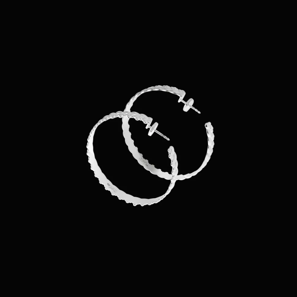 Paire de Créoles en Argent Massif