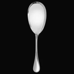 Pelle à servir riz/frites en métal argenté