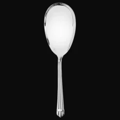 Pelle à servir riz/frites en métal argenté