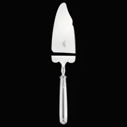 Pelle coupante à gâteaux et glace en métal argenté