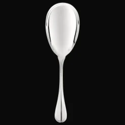 Pelle de service en métal argenté