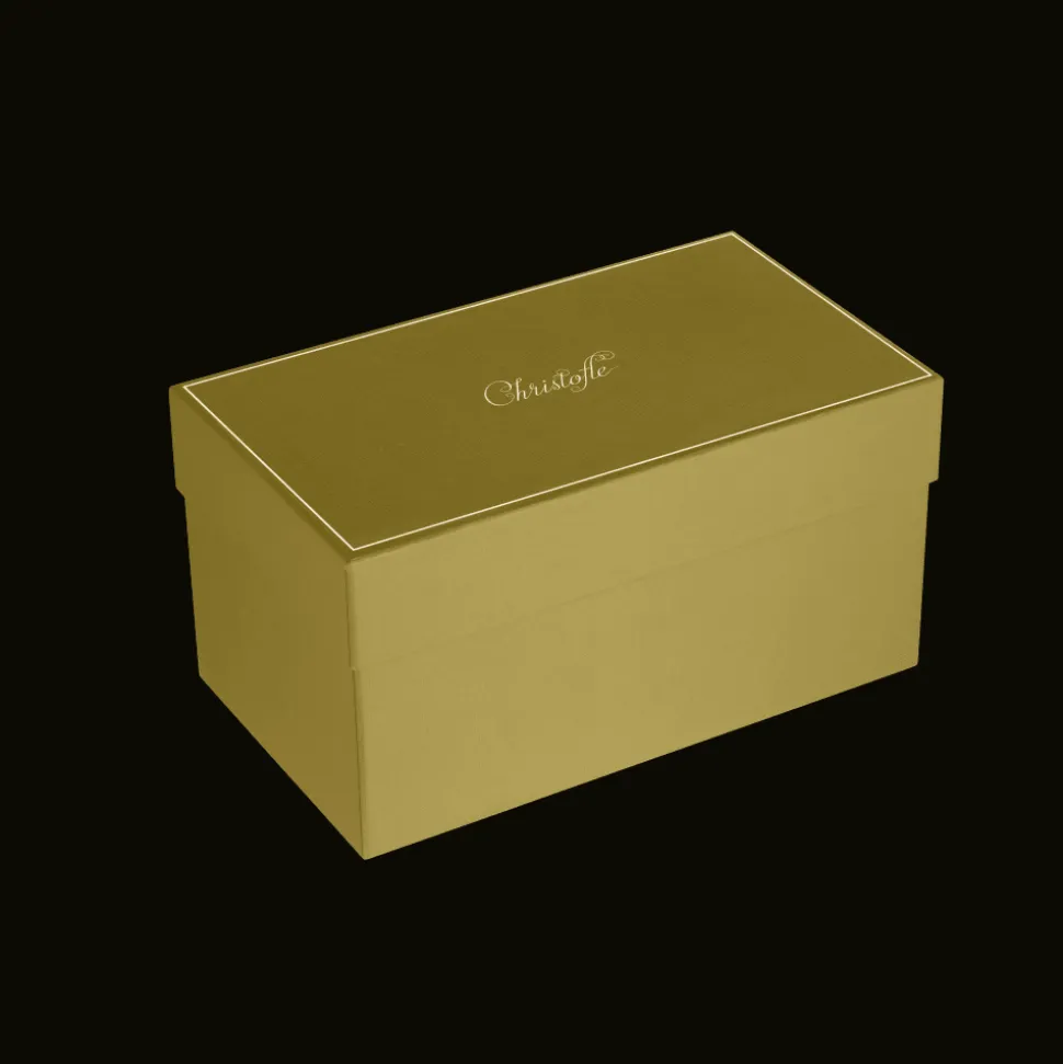 Photophore en métal argenté et verre borosilicate