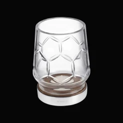 Photophore en verre taillé - petite taille