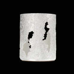 Photophore Grand Modèle en métal argenté