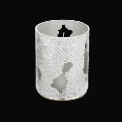 Photophore Grand Modèle en métal argenté