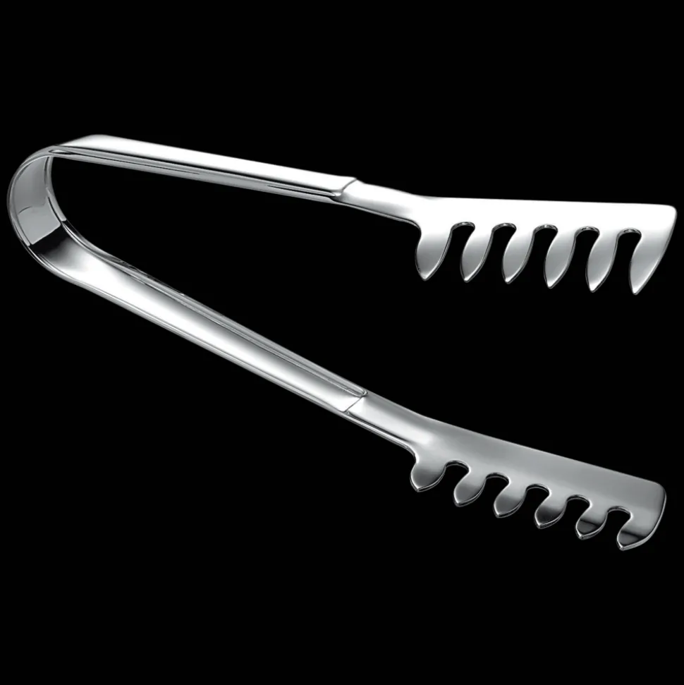 Pince à servir en métal argenté
