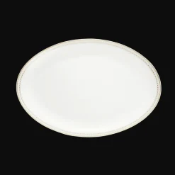 Plat ovale 38 cm finition Or