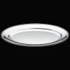 Plat ovale en métal argenté