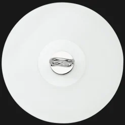 Plateau à fromage en métal argenté et verre - 30 cm