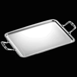 Plateau rectangulaire à anses - 49 x 39 cm