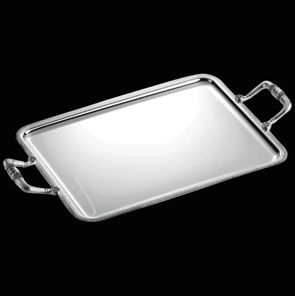 Plateau rectangulaire à anses - 49 x 39 cm