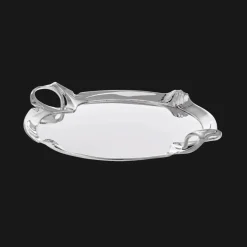 Plateau Sycomore en Métal Argenté