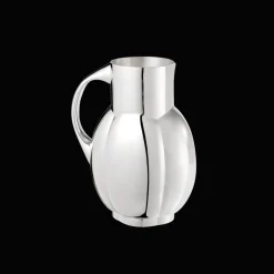 Pot à eau quadrilobé Normand en Métal Argenté